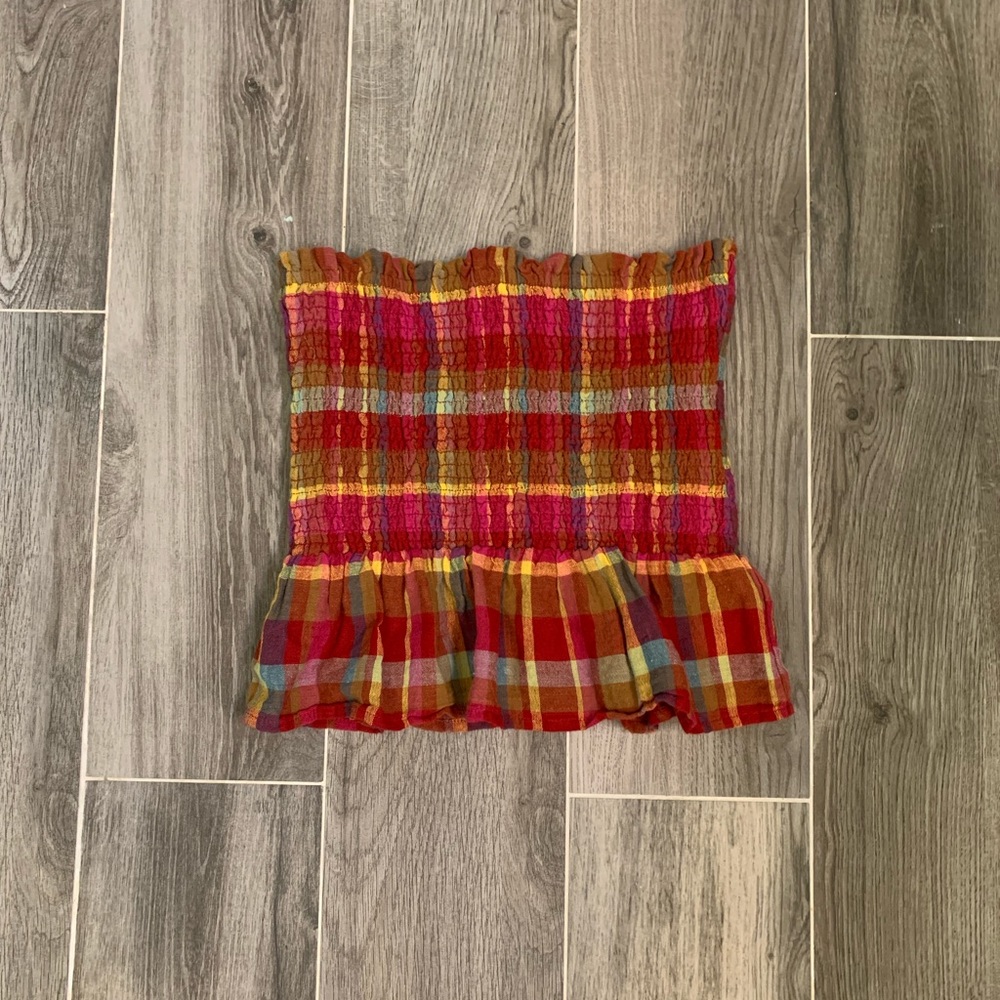 Xs smocked tube top